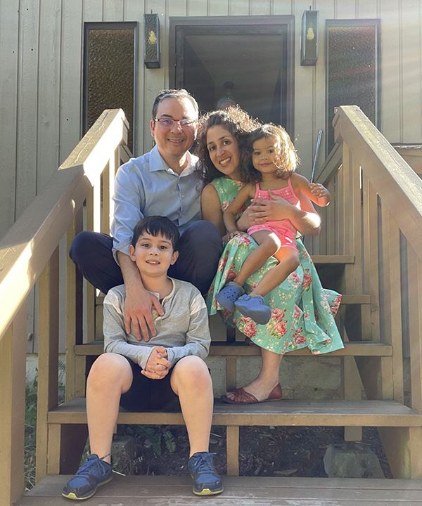 Trailblazer Sami S. with his family