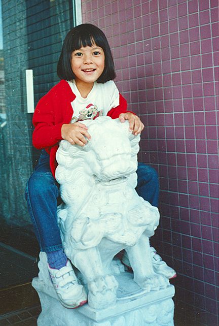 Mia Derstine at age 6